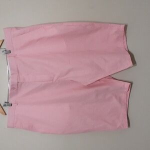 Rosso Milano short men 48 linen petal pink casual beach vacation cruise resort
